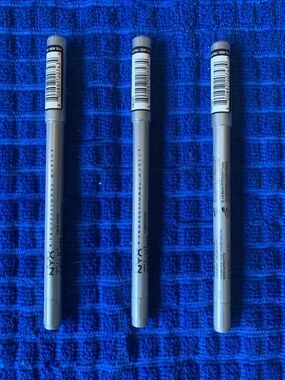 NEW AND SEALED- NYX Silver/Gray Eyeliner Pencil Trio